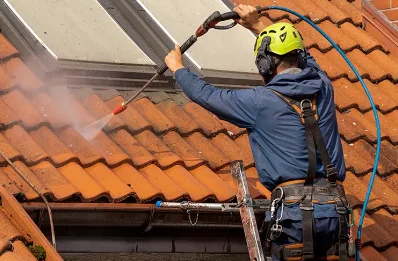 Démoussage et hydrofuge de toiture à Morlet